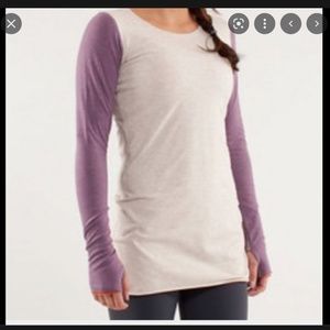 Reversible Lululemon long sleeve top, size L